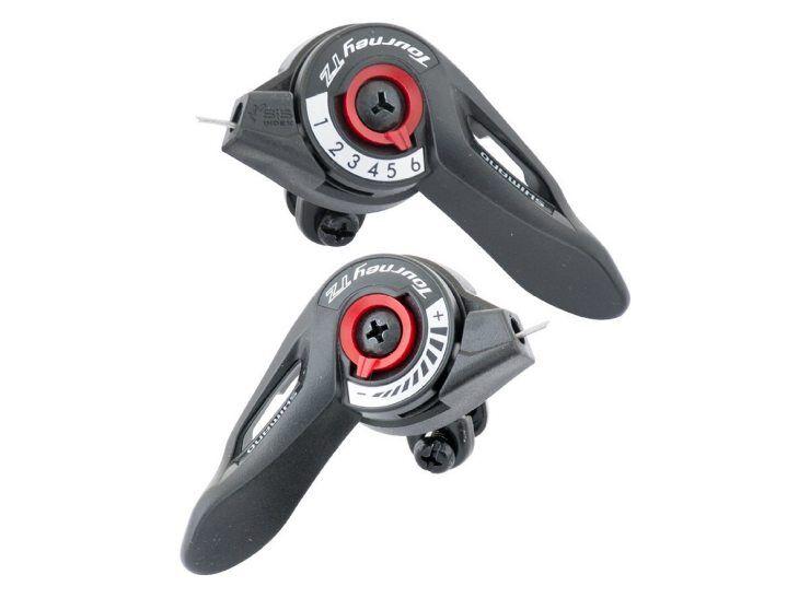 Shimano Ručice mjenjača Toruney asltz20lr6a, 3/6 brzina, Crne