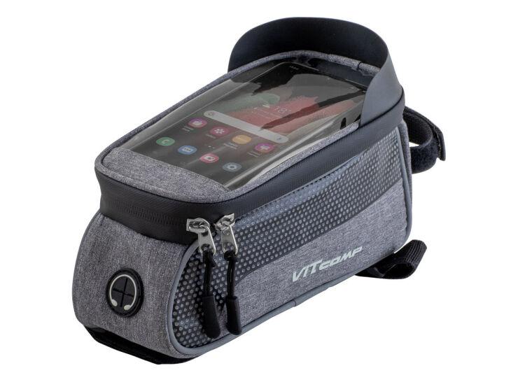 Vit Comp Torbica za mobitel za ram bicikla, 600x600, Siva