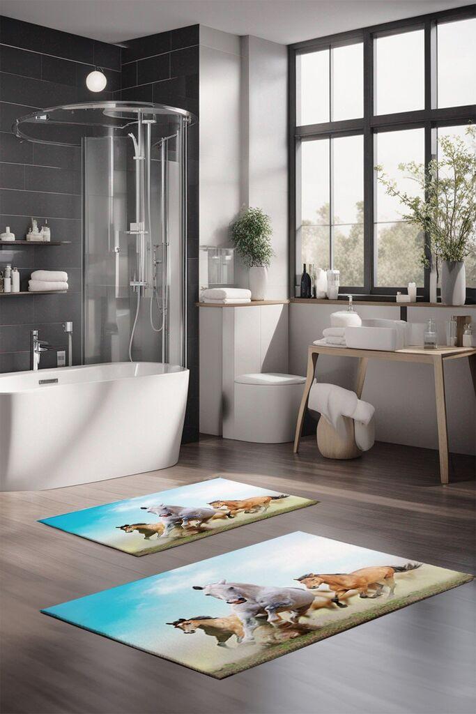 L'essentiel Maison set prostirki za kupatilo CT-5125, šareni