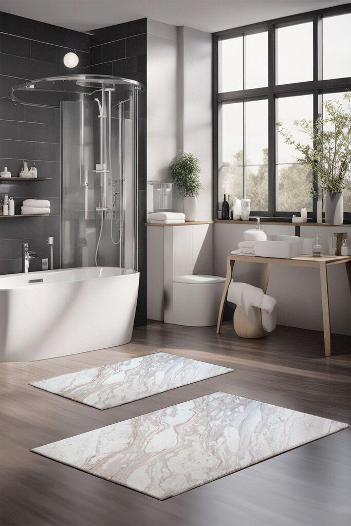 L'essentiel Maison set prostirki za kupatilo CT-5034, bež