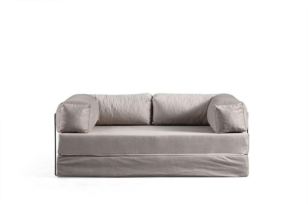 Atelier del Sofa Dvosed Via Con, 200x100x 80 cm, Svijetlosiva
