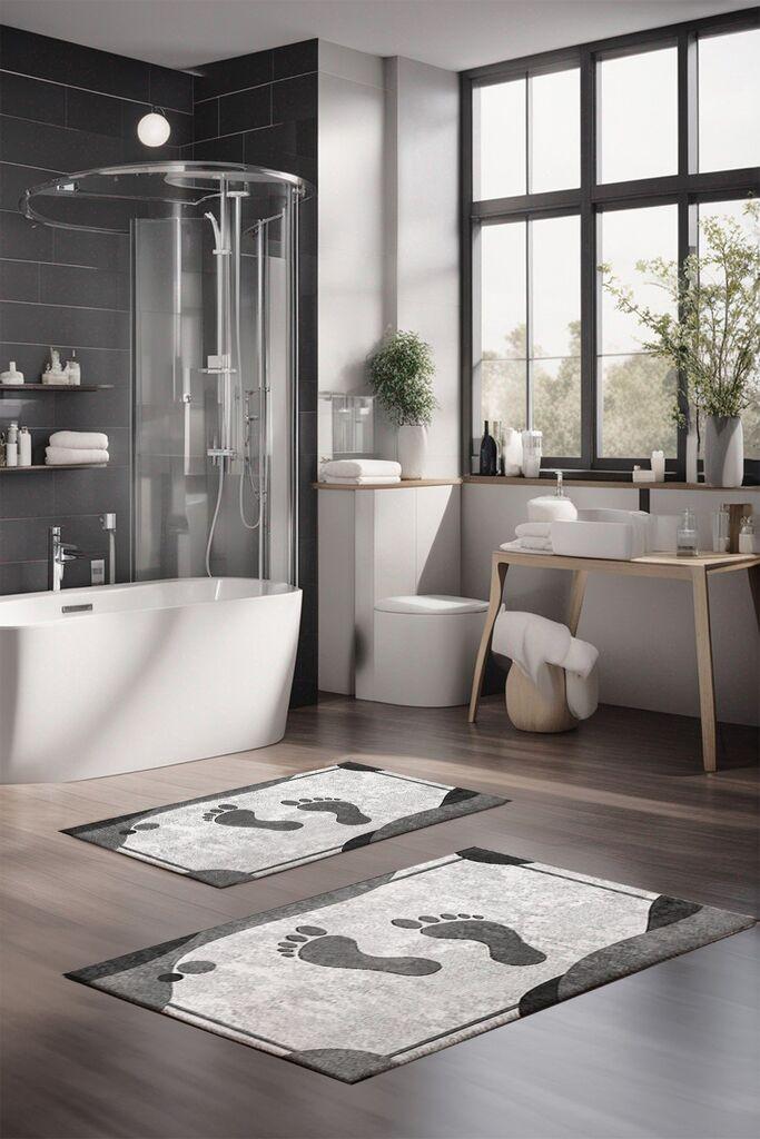 L'essentiel Maison set prostirki za kupatilo CT-5393, siva