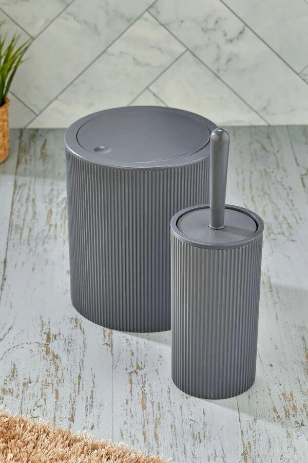 L'essentiel Maison Set dodataka za kupatilo PZR-064, Antracit