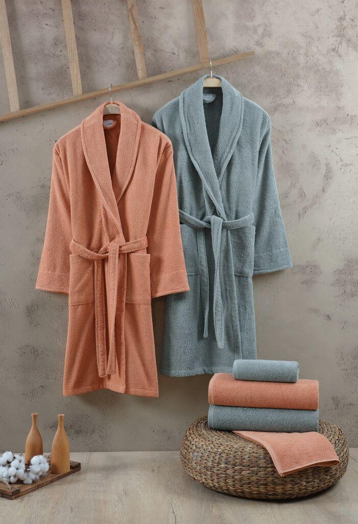 L'essentiel Maison Family set bade mantila sa peškirima Elisa, narandžasto-zeleni