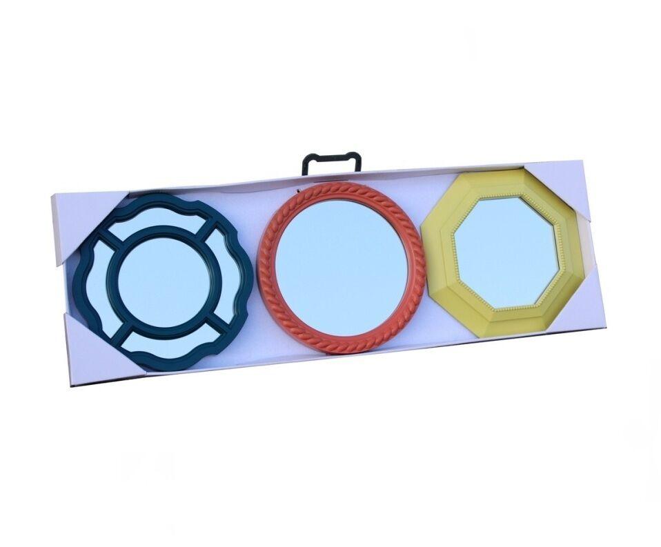 Ogledala dekorativna zidna set 9139801, 3 komada