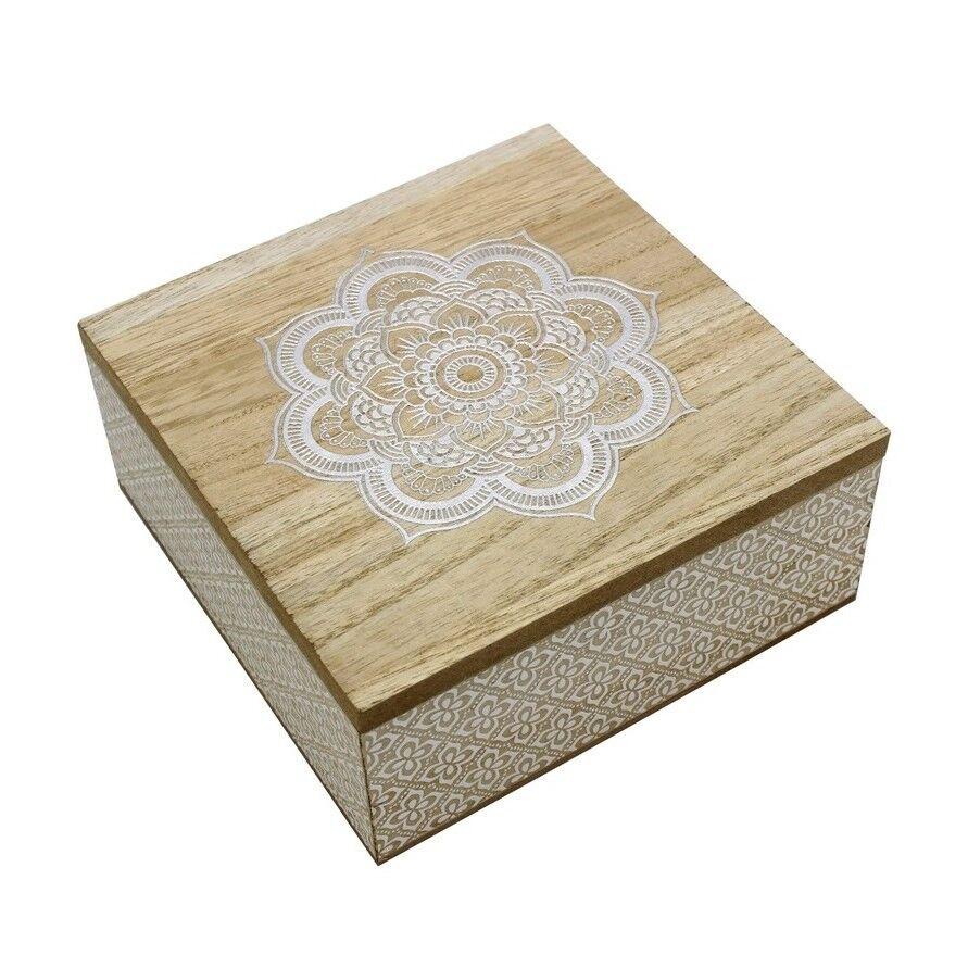 Kutija sa 4 pregrade DECO MDF 913-1133, Smeđa