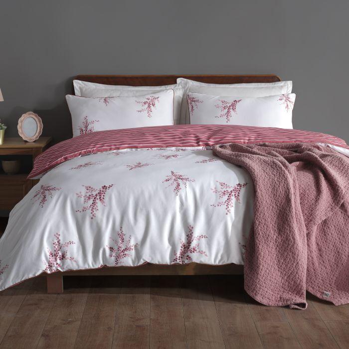 GH Textil San Tic LTD Navlaka za jorgan Limasso Meltem, pamučna, roze boje