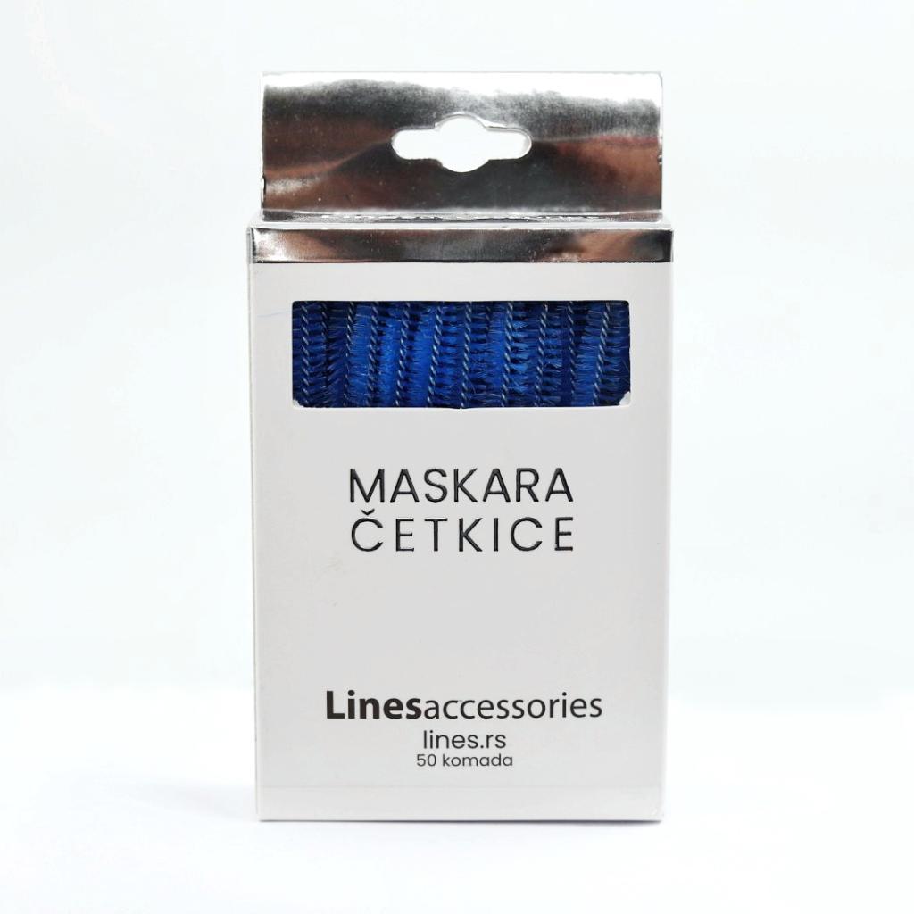 Lines Maskara češljić, 50 komada, Plava