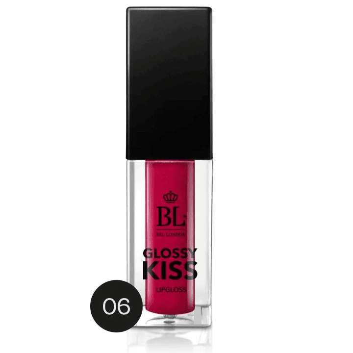 Sjaj za usne Bel London Glossy Kiss 06 Red Burst Gloss