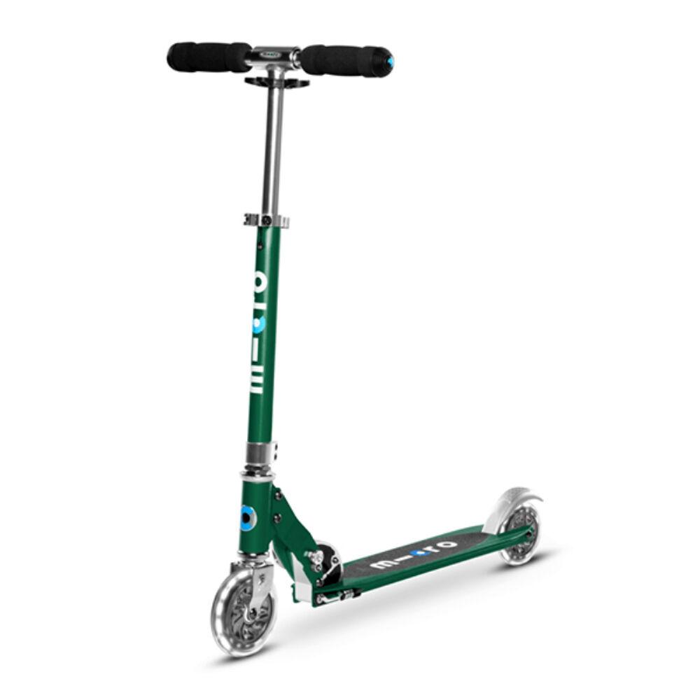Micro Trotinet Sprite, LED, Zeleni