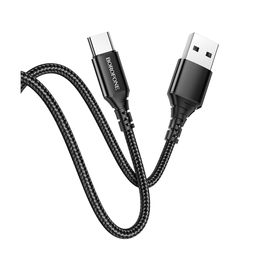 Borofone USB kabal, Crne