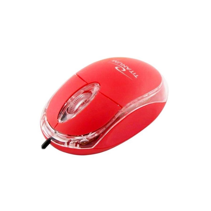 TITANUM Miš 3D Raptor, Crveni