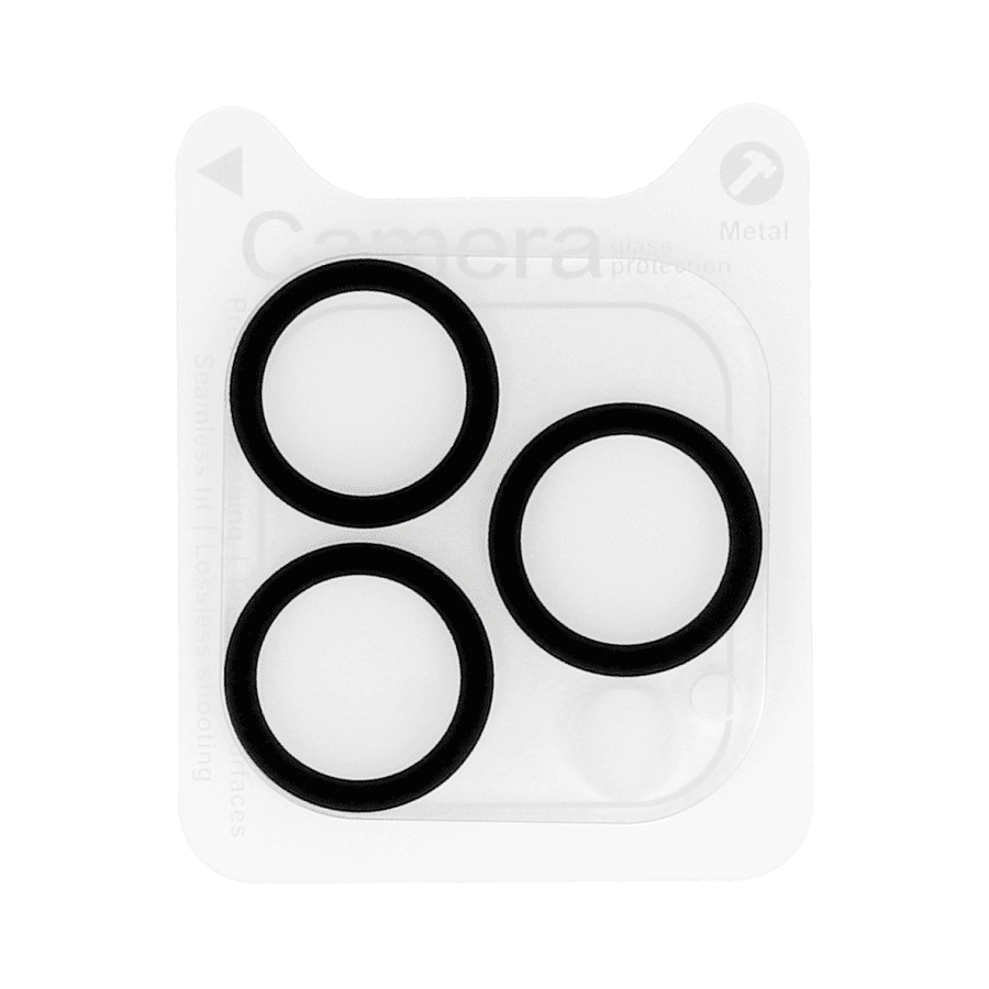 Kaljeno staklo za kameru iPhone 14 PRO/14 PRO MAX, Crna