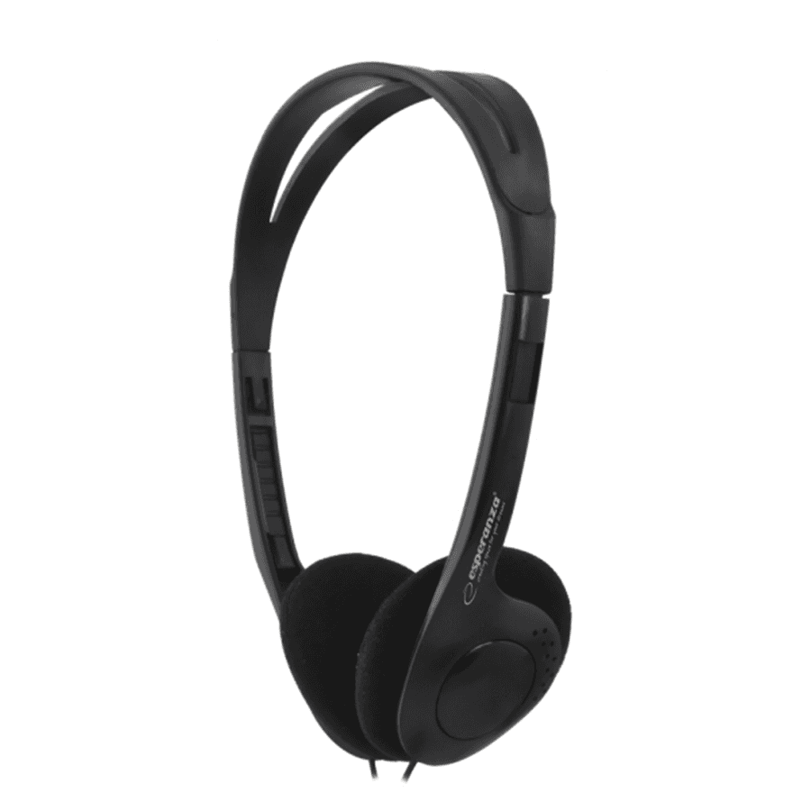 Esperanza Slušalica stereo audio DISCO EH119, Crne