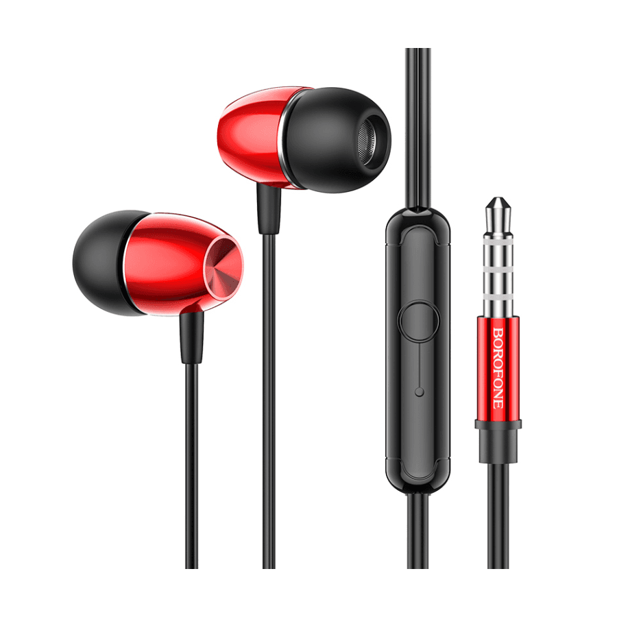 Borofone Slušalice sa mikrofonom, Crne