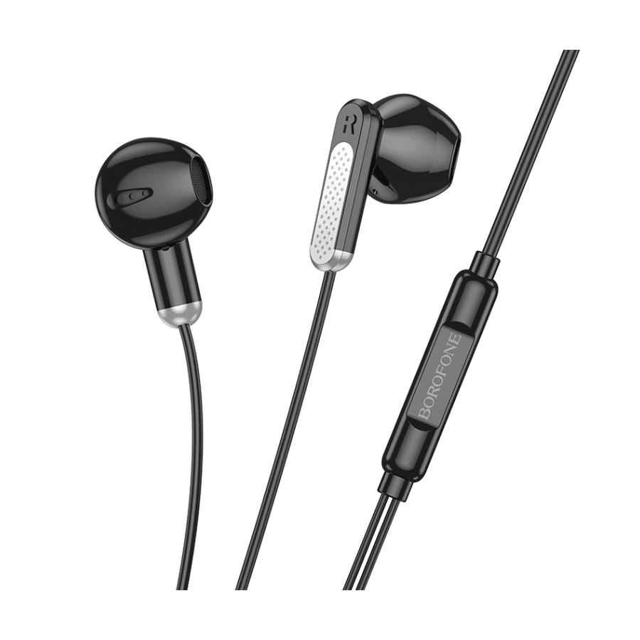 Borofone Slušalice sa mikrofonom, Crne