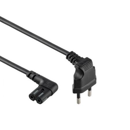 Gembird Napojni kabl dvožilni, Crni