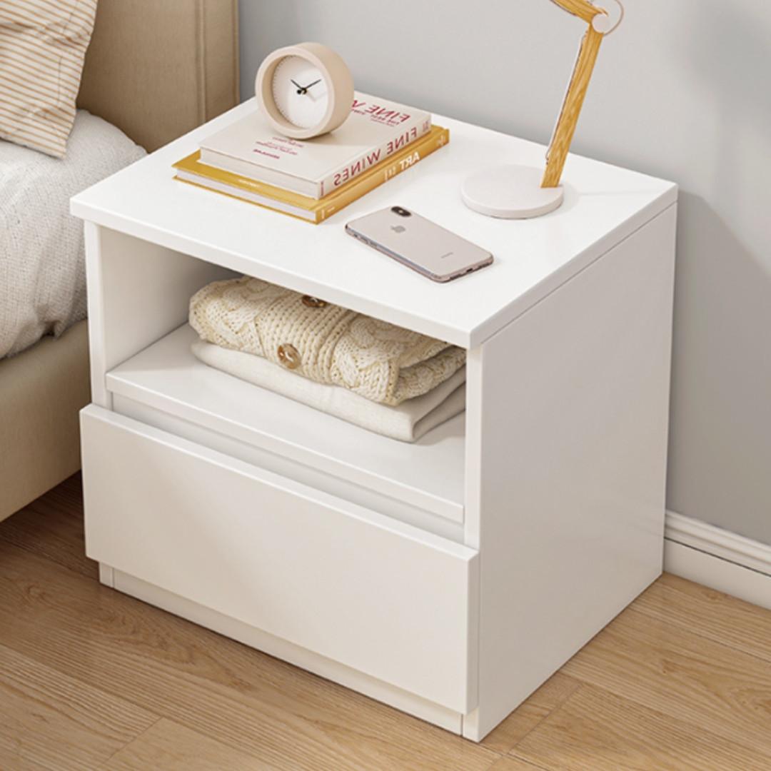 GIGA Spectra nocni ormaric komoda 1 ladica bijela