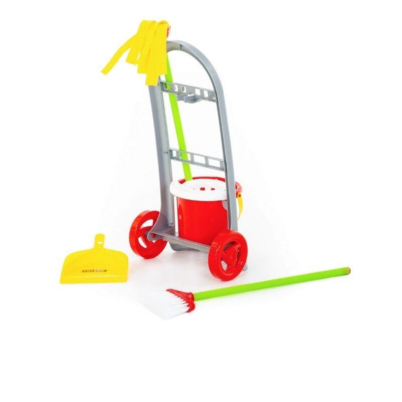 Set za čišćenje igračaka Polesie s kolicima