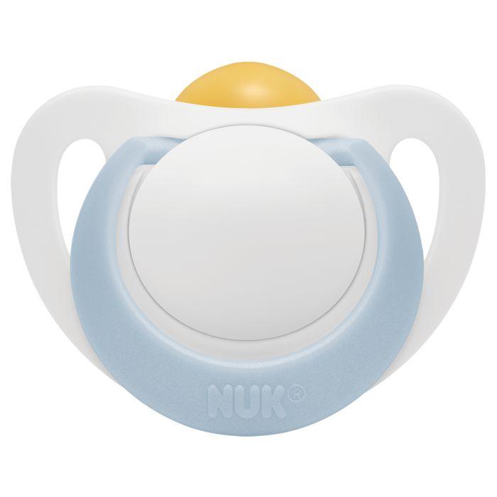 NUK Duda Star Latex 0-6mj, Plava