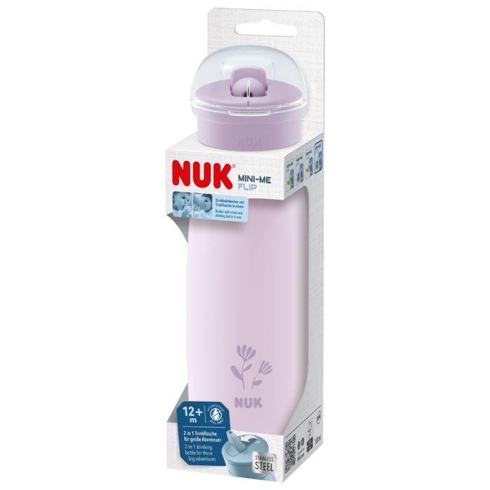 NUK Mini-Me Flip bočica od nehrđajućeg čelika 500 ml 12+m, Ljubičasta