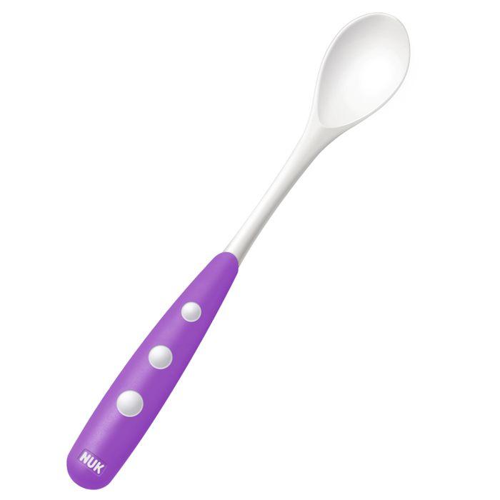 NUK Plastična kašičica 2 komada, Ljubičasta