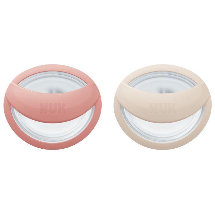 NUK Mommy Feel Duda 0-9m, 2 komada, Roze