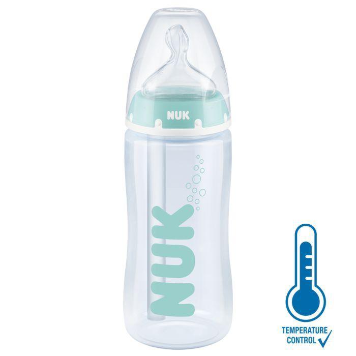NUK Boca Anti-Colic Professional sa indikatorom temperature 300ml, Zelena