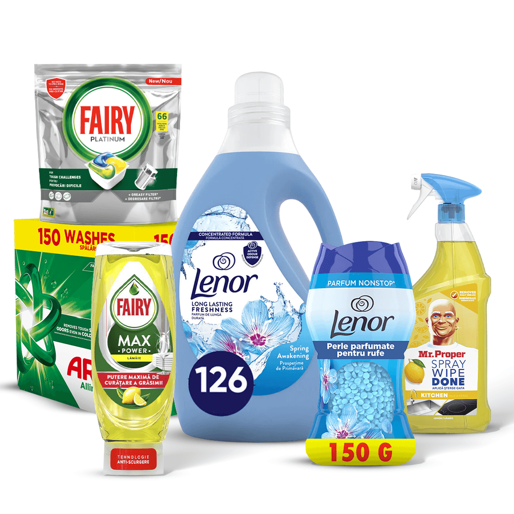 Set za Pranje Veša i Čišćenje Kuće 6u1