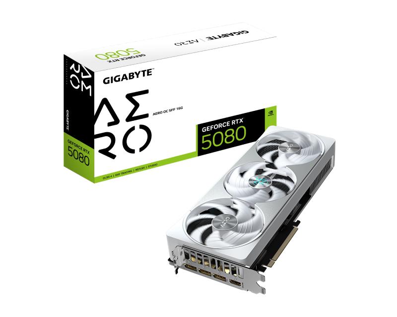 Gigabyte Grafička kartica nVidia GeForce RTX 5080 AERO OC 16GB GV-N5080AERO OC-16GD