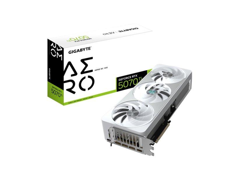 Gigabyte Grafička kartica nVidia GeForce RTX 5070 Ti AERO 16GB 256bit GV-N507TAERO OC-16GD