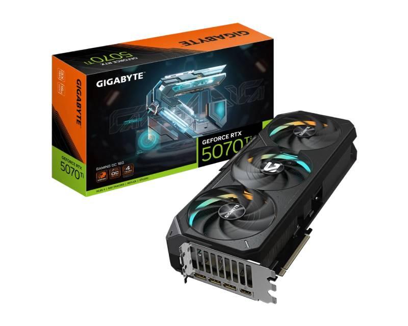 Gigabyte Grafička kartica nVidia GeForce RTX 5070 Ti GAMING 16GB 256bit GV-N507TGAMING OC-16GD
