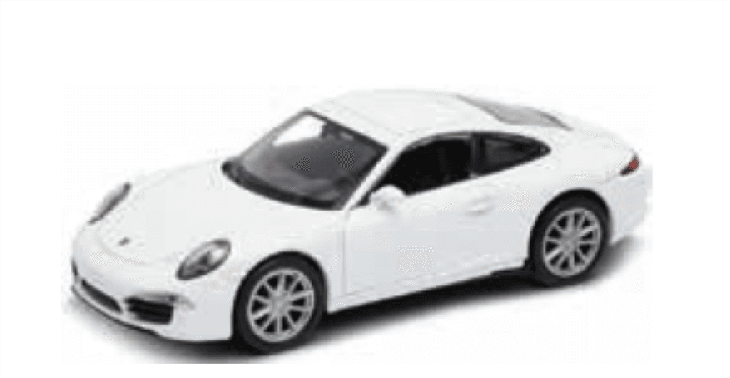 Welly Autić Porsche 911 Carrera S 52331W, 7.7 cm, Bijeli