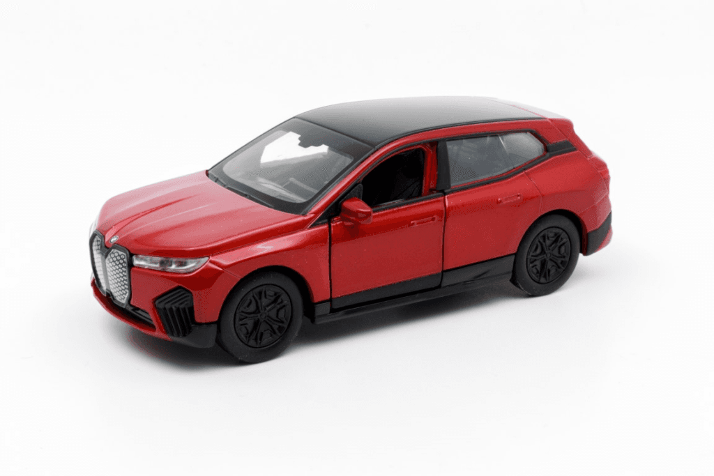 Welly Autić Bmw iX 43832W, 12 cm, Crveni