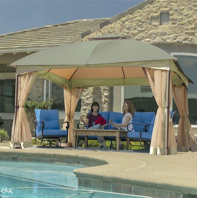 Green Bay Metalna tenda Gazebo, Siva