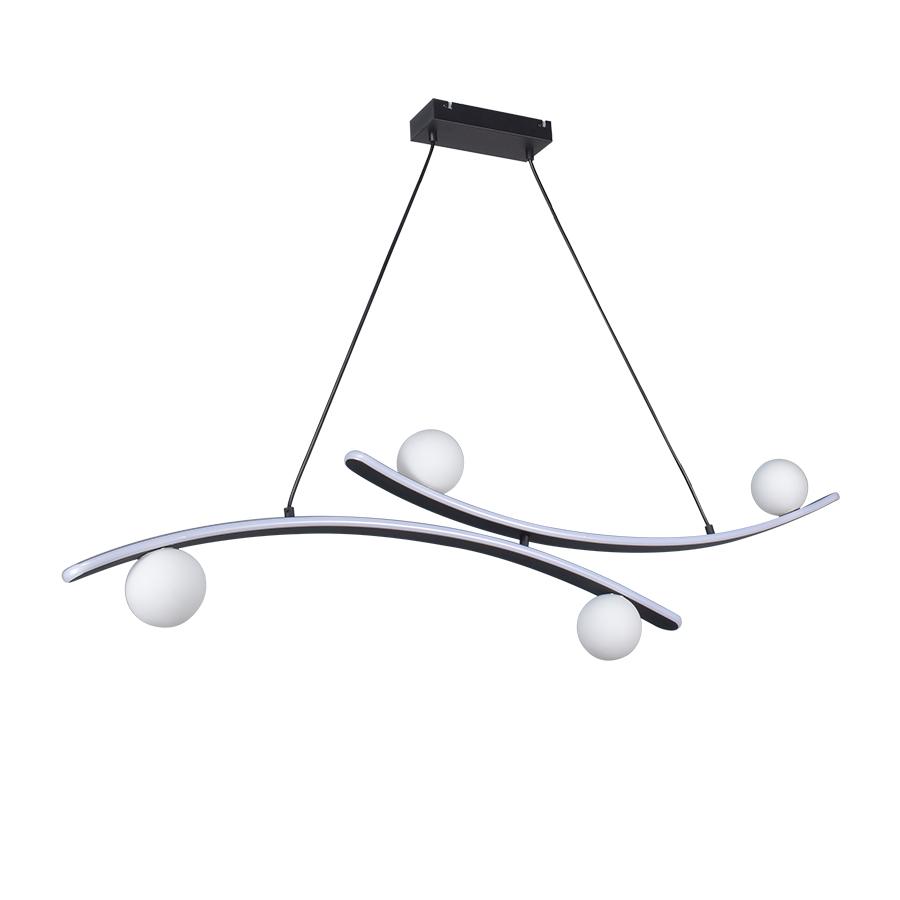 MASS-light Luster LED Mecartney ML-240842004-4P, 40W, Crni