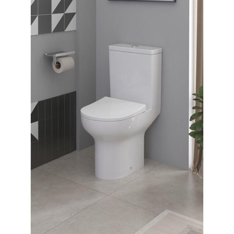 Inter Ceramic Wc set monoblok Compact, wc školjka, wc daska soft close, vodokotlić, 56x35x40 cm