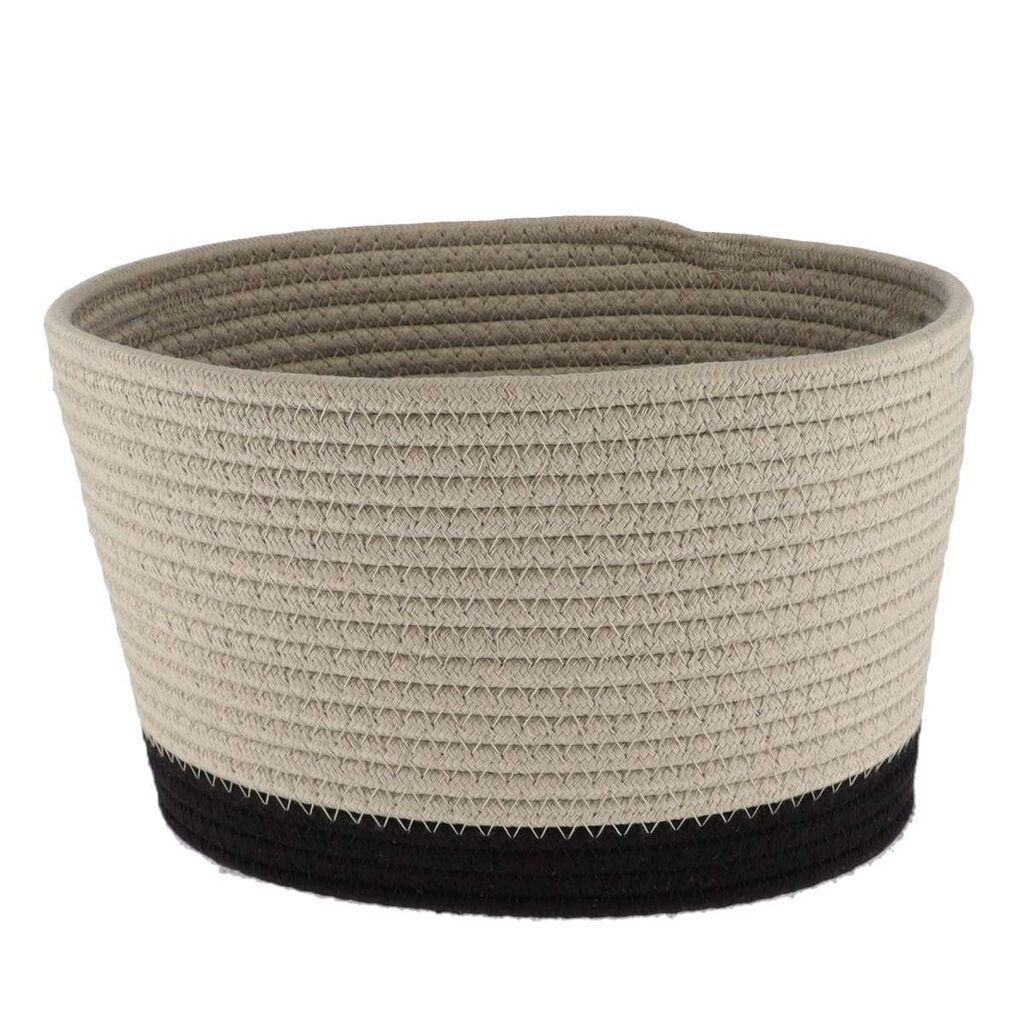 Tendance Pletena košara, 28x22.5 cm Bež,