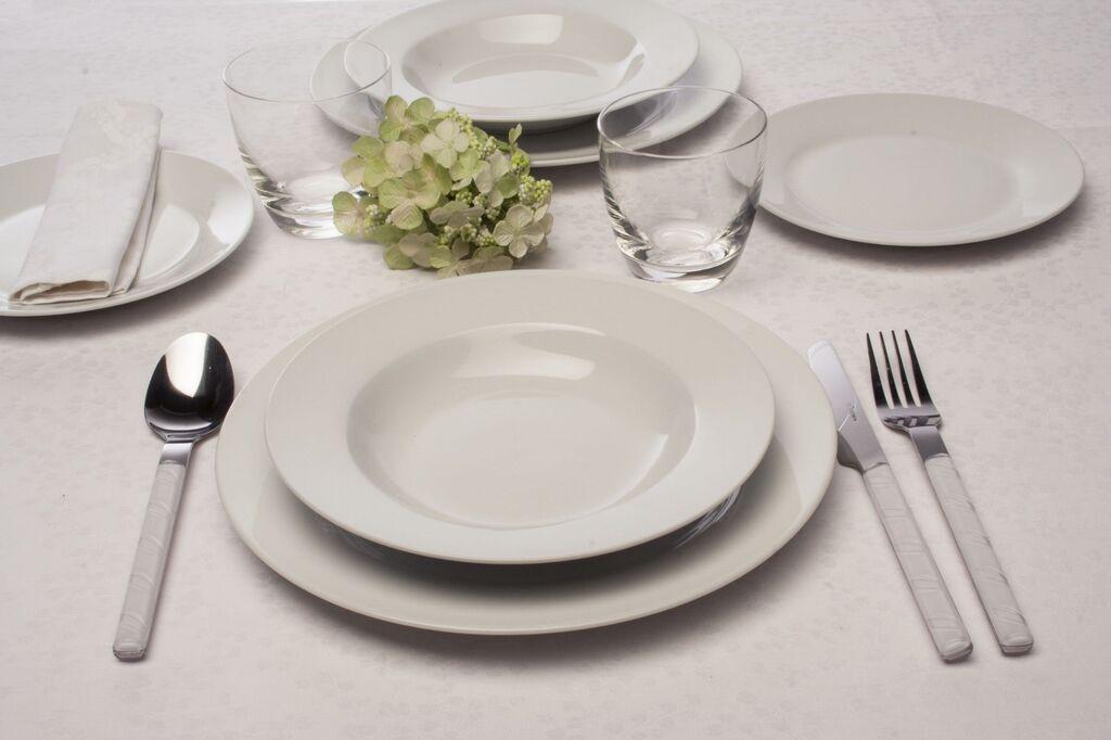 Tognana Setovi za ručavanje Olimpia Bianco OM070180000, 18 komada, Bijeli