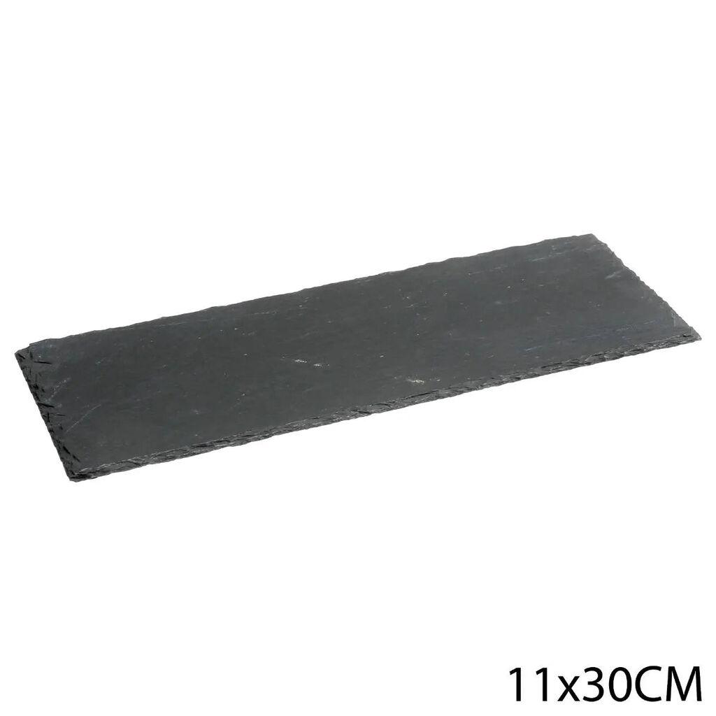 Atmosfera Ploča za serviranje Slate 861739414, 11x30 cm, Crna