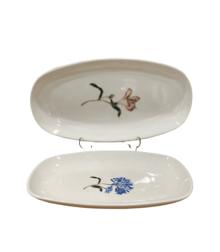 Milleryt Set ovala Botanica buenos, 2 komada, Bijeli