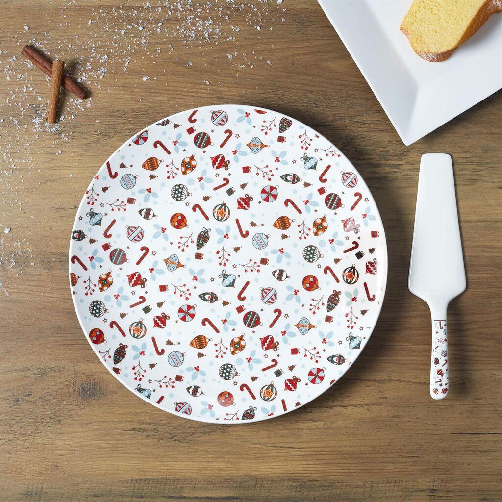 Milleryfr Tanjir za kolače sa špatulom KA0394, Šareni