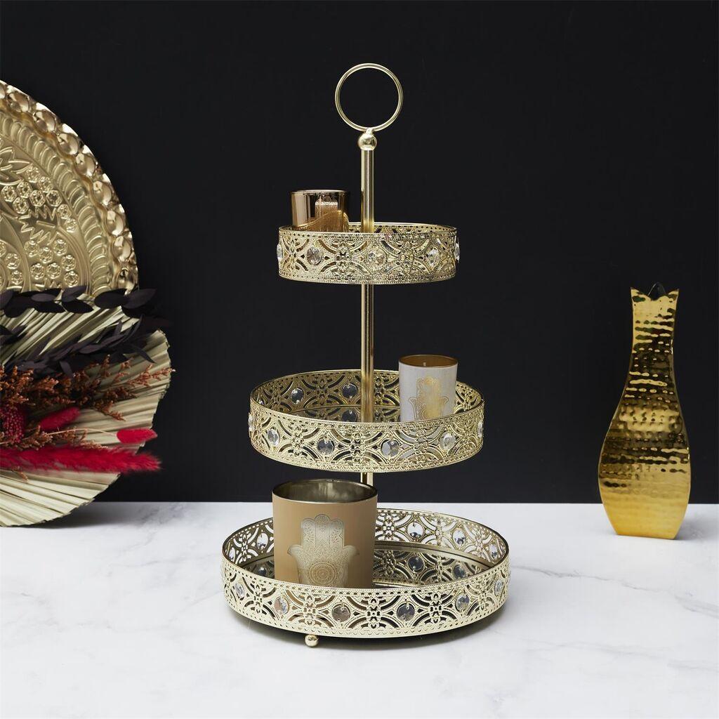 Milleryfr Etažer KA0112, Zlatni