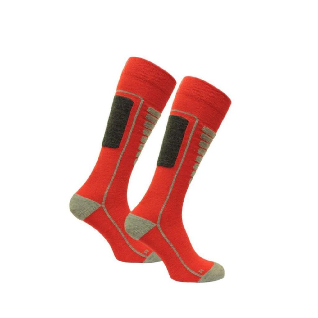 Woolona Ski čarape, Narandžasto-Sive