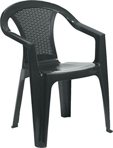 Bica Plastična stolica ATLANTA, grafiti siva