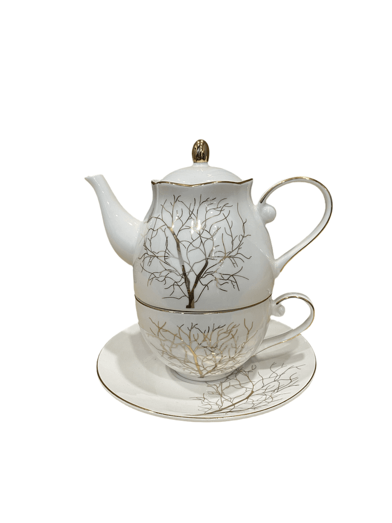 Milleryt Set čajnik i šolja Vadi, 250 ml, Bijeli