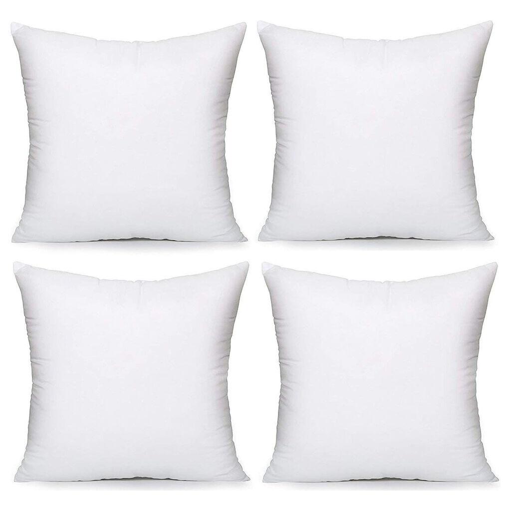 Aberto Design set jastuka Kirlent Ici, 45x45cm, 4 dijela, bijela