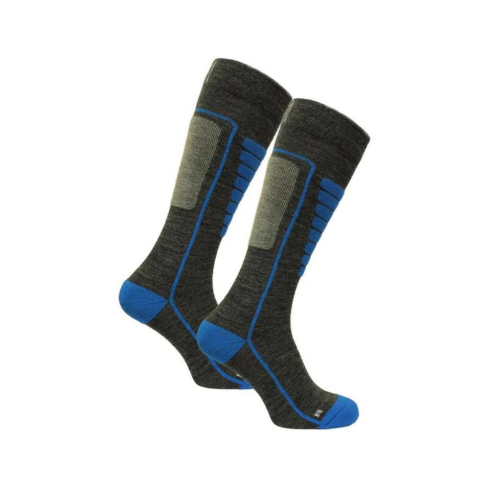 Woolona Ski čarape, Sivo-Plave