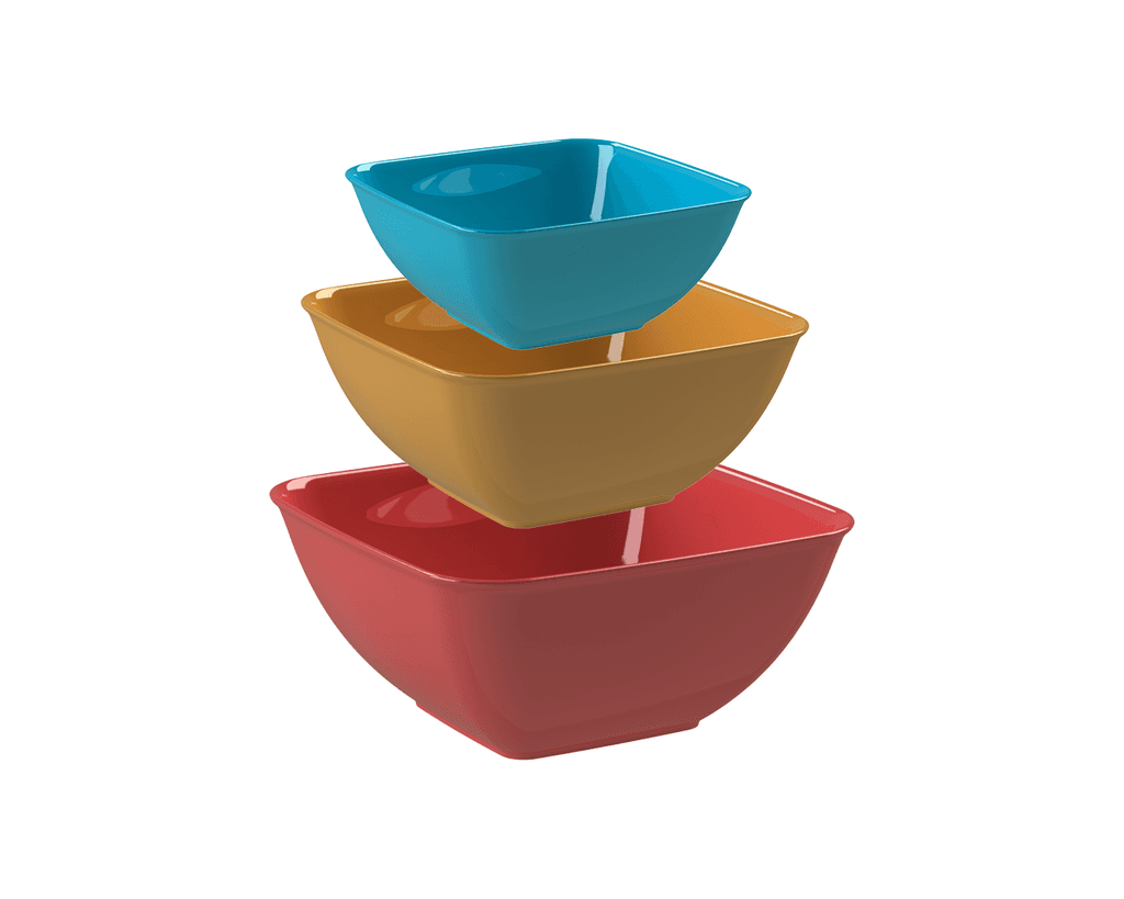 Fora Set posuda Delta, 3 komada, Šarene