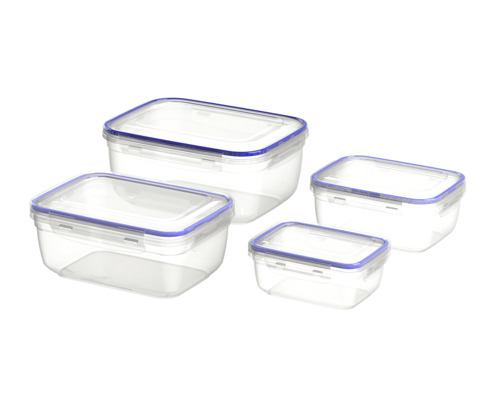 Fora Set posuda za hranu Set posuda za hranu Lock & Safe Box R, (0,4+0,8+1,4+2,3L), 4 komada